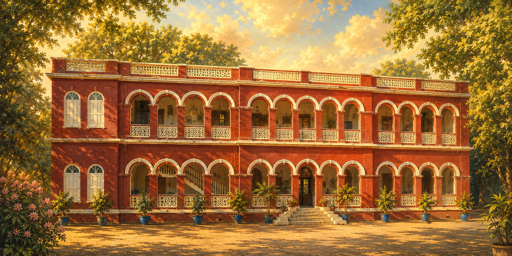 Riverside & Orchard Palaces – royal residencies in Gondal