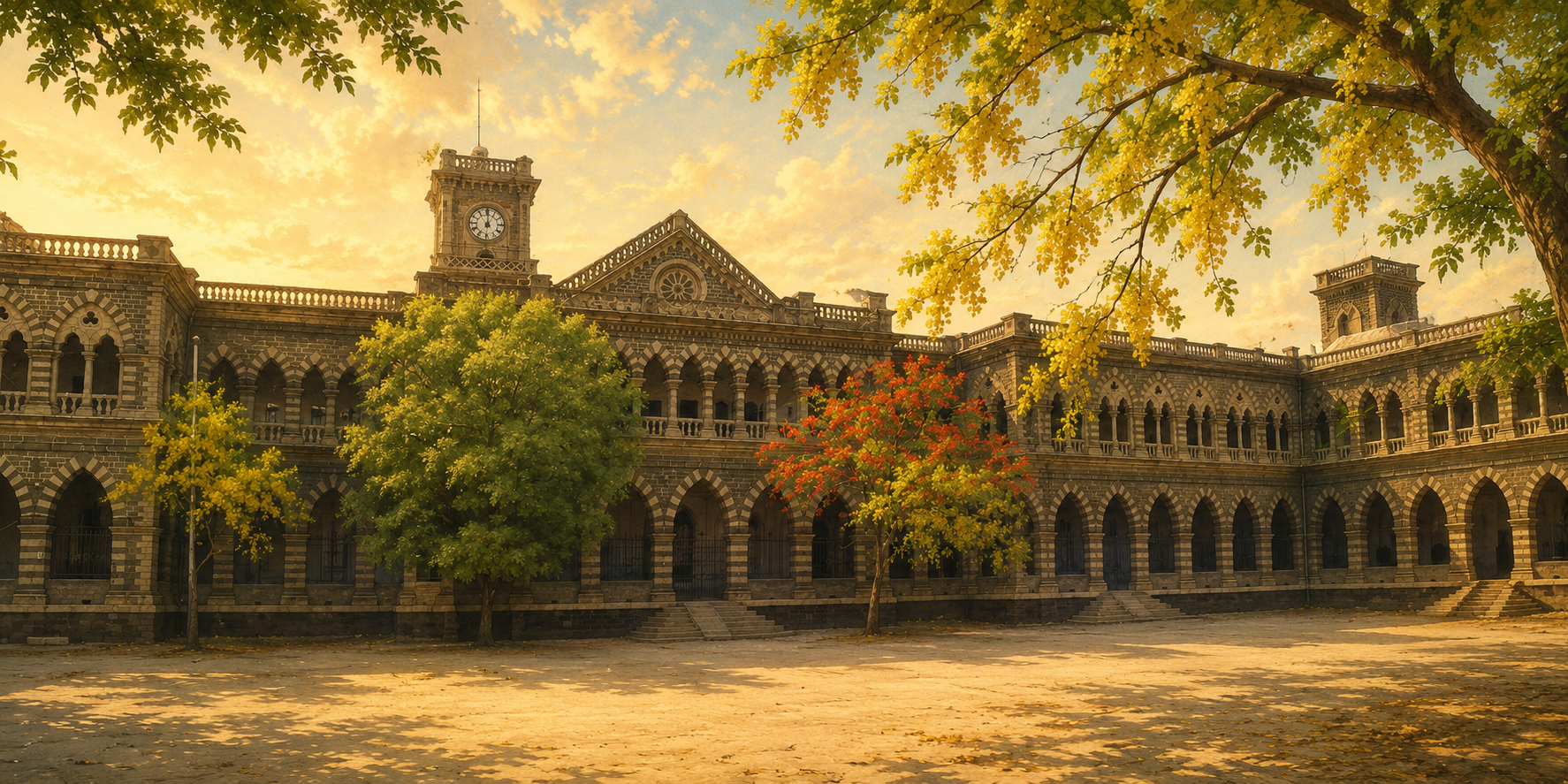 Sagramji High School Gondal – historic educational architecture